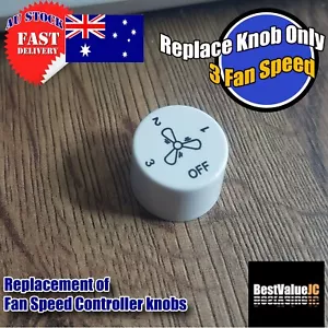 Ceiling Fan Control 3 Speed Switch Knob Replacement DIY - BreezeTuner - Picture 1 of 3