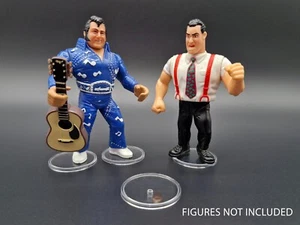 Figura de Lucha Hasbro de Colección WWF (WWE) Soportes de Exhibición Transparentes 1.5" - ¡NUEVO! - Imagen 1 de 6