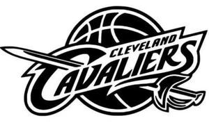 Calcomanía de vinilo pegatina de baloncesto NBA CLEVELAND Cavaliers ventana de coche celda parachoques - Imagen 1 de 1