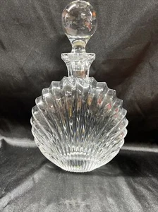 Villeroy & Boch Crystal PLATANO Decanter with Stopper Shell Theme/ Clear Glass - Picture 1 of 7