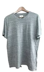 AG Herren Strick Rundhals grau T-Shirt Größe Large Adriano - Bild 1 von 7
