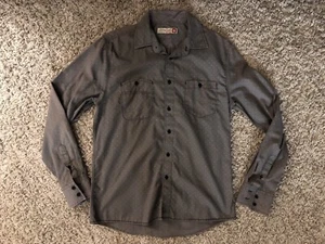 Sovereign Code, Mens Polkadot Long Sleeve Casual Button Down Shirt in Gray - Picture 1 of 5
