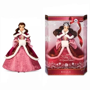 Disney Belle Special Edition Holiday 11" Doll Beauty And The Beast - Picture 1 of 13