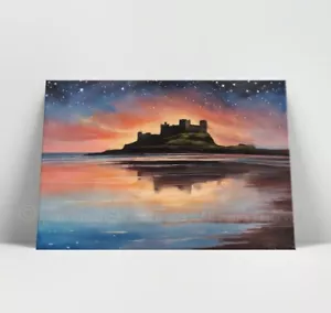 Bamburgh Castle Canvas Print Framed Wall Art Unframed Options - Picture 1 of 5