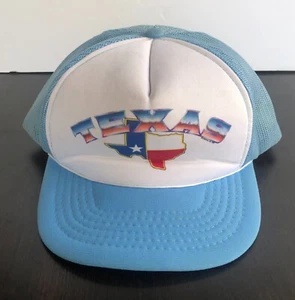 Vintage Texas Lone Star Trucker Mesh Foam Snapback Hat Cap OSFA Adult - Picture 1 of 5