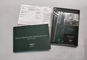BENTLEY ARNAGE R RL Handbook Manuals New COMPLETE set Deutsche AZURE Handbuch - Picture 1 of 4