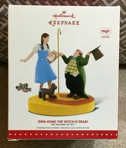 Hallmark Keepsake Wizard of Oz "Ding Dong The Witch Is Dead "Ornament 2015 - Picture 1 of 2