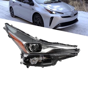 Single For 2019-2022 Toyota Prius Headlight RH/Passenger Side LED Headlamp Clear - Picture 1 of 10