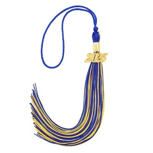 2025 Graduation Tassel Graduation Cap Tassel 2025 Tassel Graduation Blue Gold... - Picture 1 of 6
