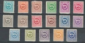 AUSTRIA EUROPE CLASSIC POSTAGE DUE MH SET OF STAMPS LOT ( OSTRE 643) - Picture 1 of 1