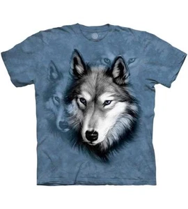 The Mountain Men's / Women's Three Wolf Portrait T-Shirt Tee 100% Cotton Small - Picture 1 of 1
