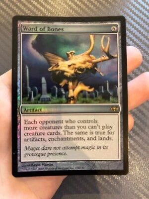 Magic the Gathering - Foil Ward of Bones - Artifact - Eventide - MTG- Played - Image 1 of 2