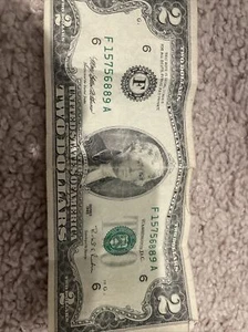 1995 2 dollar bill value - Picture 1 of 6