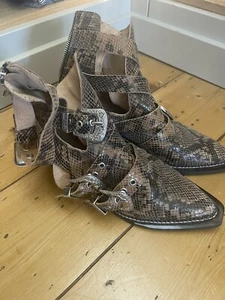 topshop snakeskin boots - Picture 1 of 6