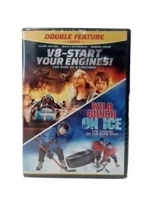 Double Feature V8-Start Your Engines! + Wild Bunch on Ice (New Sealed Family DVD - Picture 1 of 3