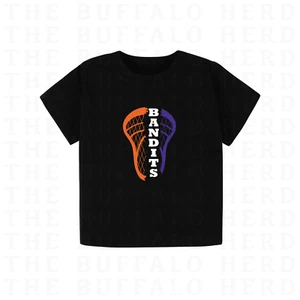 Kids Buffalo Bandits Lacrosse Shirt, Baby Youth Bandits Lacrosse Tee - Picture 1 of 1