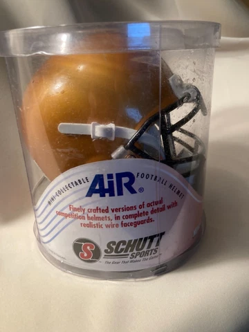 Vintage SCHUTT AIR Mini Football Helmet ARMY BLACK KNIGHTS New in Original Pkg Cover