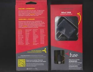 New Home/Travel Charger Fuse for Blackberry, Motorola, HTC