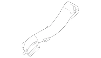 Duto de ar dianteiro Mercedes Benz genuíno GLS580 GLS450 2020-2023 1678301900 - Imagem 1 de 3