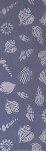 Lots of Seashells decorative paper, laminated bookmark - Foto 1 di 1