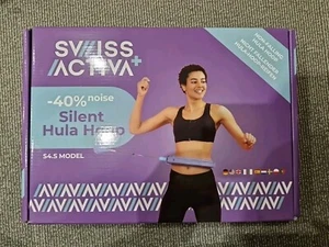 Swiss Activa+ S4.S Silent Weight Loss Hula Hoop with weight ball Premium - Picture 1 of 4