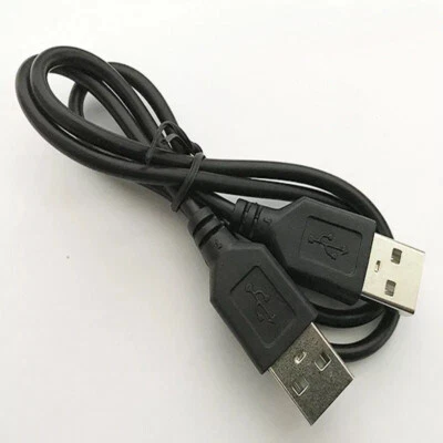 1m/3.3ft USB 2.0 A Male M to Male Double Male Data Transfer Charger Cable Cord - Image 1 of 4