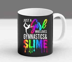 Just A Girl Who Loves Gymnastics And Slime Gymnast Gifts Coffee Mug - Picture 1 of 7