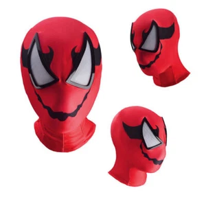 4 Styles Venom Carnage Mask Spider-man Cosplay Costume Halloween Prop Adult/Kids - Picture 1 of 2