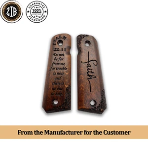 ZIB GRIPS Colt 1911 Griffe Full Size 1911 (Government/Commander) PSALM 22-11 No1 - Bild 1 von 6