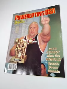 POWERLIFTING USA Magazine Vol. 23 No. 9 2000 -- GLEN CHABOT WINS ARNOLD Bench - Picture 1 of 4