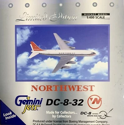 Gemini Jets Northwest Airlines DC-8-32 Retro Jets Escala 1:400 GJNWA230 Foto 1 de 4