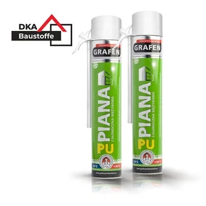 2 x 750 ml Schaum Montageschaum Aussprührohr Schaum + Aussprühadapter - Bild 1 von 1