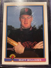 1991 Bowman #618 Matt Williams San Francisco Giants