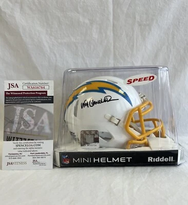 Jimmy Smith San Diego Chargers Signed Autographed Mini Helmet JSA COA - Image 1 of 4