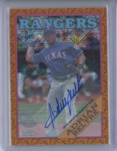 Adrian Beltre 2023 Topps Chrome '88 Silver Pack Orange /25 #2T88C-79 Rangers M98