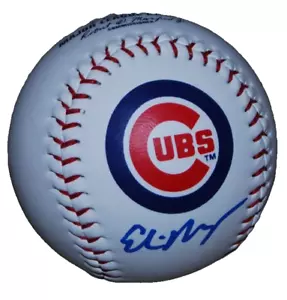 ELI MORGAN signed (CHICAGO CUBS) OML Logo Baseball BECKETT BAS BR67624 - Bild 1 von 2