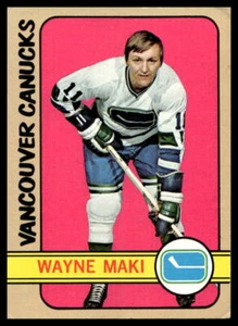 1972-73 Topps #32 Wayne Maki Vancouver Canucks VG-VGEX crease - Picture 1 of 2