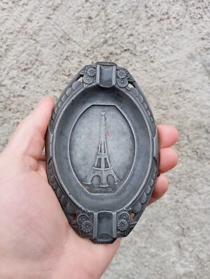 ancien cendrier art nouveau 1900 Tour Eiffel Paris ashtray EIFFEL TOWER - Photo 1/3