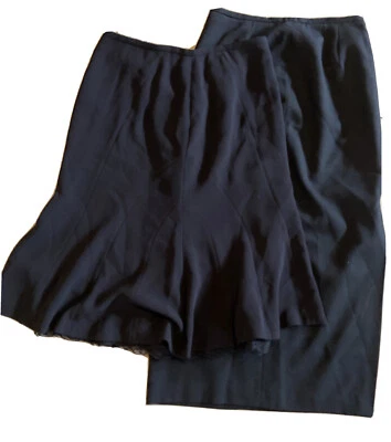 Lote de 2 faldas negras para mujer talla 10 Foto 1 de 2