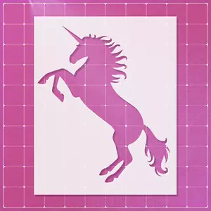 Unicorn Stencil - Reusable&Durable 10 mil Horse Farm Horse - Picture 1 of 2