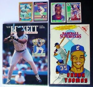 Frank Thomas 1992 Revolutionary Baseball Comic Beckett + 1990 Topps Score Rookie - Bild 1 von 23