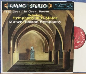 Munch. Schubert (Symphony 9). RCA LSC-2344. NM - Picture 1 of 1