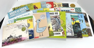 Childrens Picture Book Lot 28 Caldecott Imagination Library Books Kids Stories - Image 1 of 4