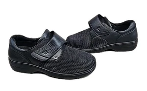 ProPet Olivia Damenschuhe Größe 10 schwarze bequeme Lederriemen WPRX25 - Bild 1 von 11