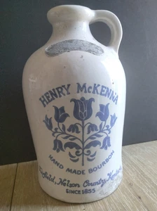 Henry Mckenna vacía ~ jarra de medio galón de whisky Kentucky hecha a mano D 126 64 146 - Imagen 1 de 11