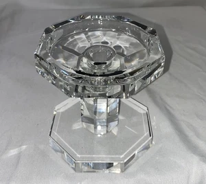 Vintage Oleg Cassini Kristall 112041 Stumpen-/Kerzenständer - Bild 1 von 12