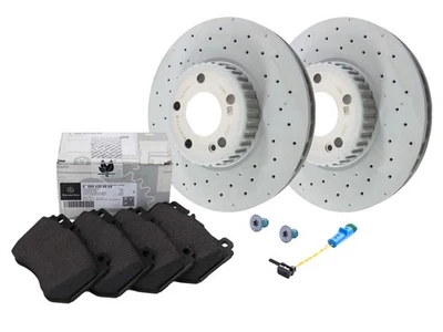 Mercedes-Benz Genuine Brake Discs & Pads Sensor Kit Front Fits AMG C-Class W205 - Image 1 of 4