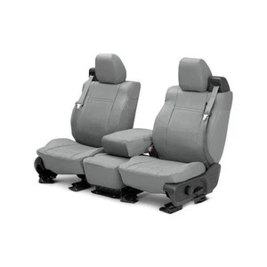 For Chevy Silverado 2500 HD 20-25 DuraPlus 1st Row Light Gray Custom Seat Covers - Picture 1 of 4