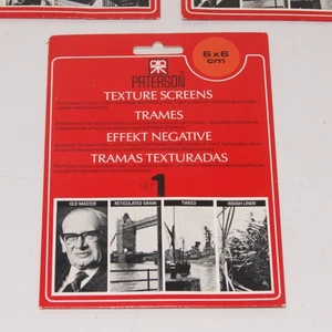 Paterson Texture Screens Set 1 - 6 x 6cm - New and Sealed - Picture 1 of 2