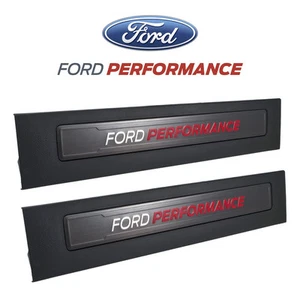 2015-2025 Ford F150 OEM M-1613208-F15A Bottom Door Step Sill Plates Pair - Picture 1 of 5